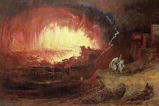 The Great Day of His Wrath, C.1851-53-John Martin-Framed Giclee Print