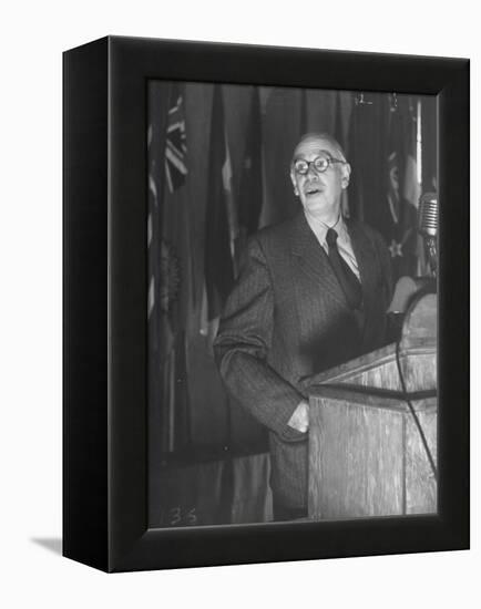 John Maynard Keynes During the Monetary Conf-null-Framed Premier Image Canvas