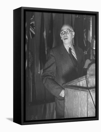 John Maynard Keynes During the Monetary Conf-null-Framed Premier Image Canvas