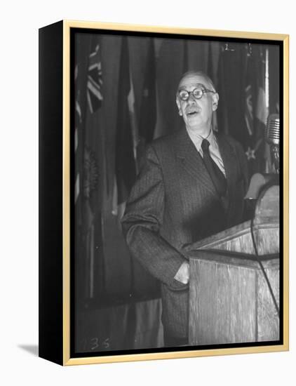 John Maynard Keynes During the Monetary Conf-null-Framed Premier Image Canvas