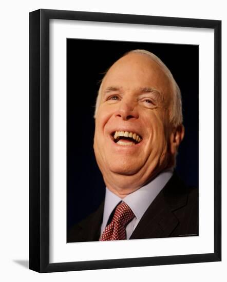 John McCain, Lee's Summit, MO-null-Framed Photographic Print