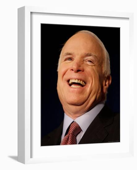 John McCain, Lee's Summit, MO-null-Framed Photographic Print