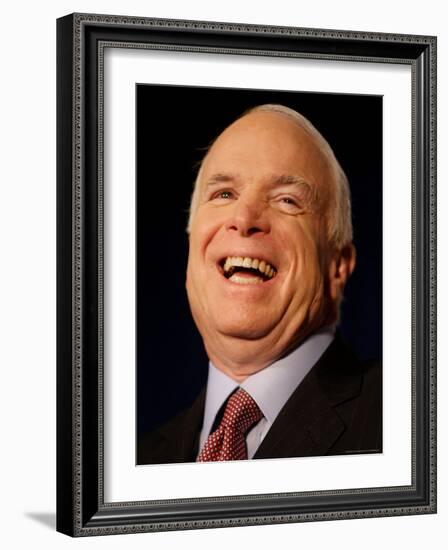 John McCain, Lee's Summit, MO-null-Framed Photographic Print