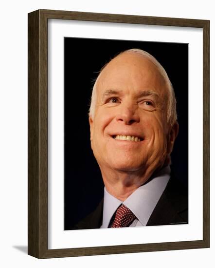 John McCain, Lee's Summit, MO-null-Framed Photographic Print