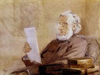 Portrait of Mr. Gladstone, 1896-John McLure Hamilton-Framed Giclee Print