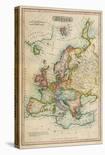 Europe, c.1820-John Melish-Stretched Canvas