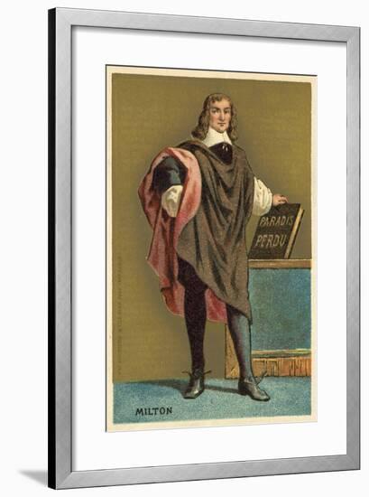 John Milton, English Poet-null-Framed Giclee Print