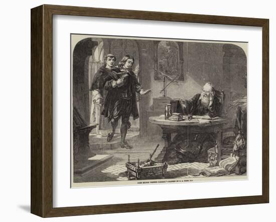 John Milton Visiting Galileo-Solomon Alexander Hart-Framed Giclee Print
