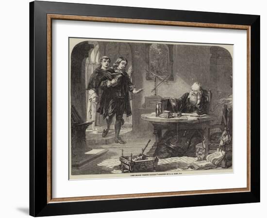 John Milton Visiting Galileo-Solomon Alexander Hart-Framed Giclee Print