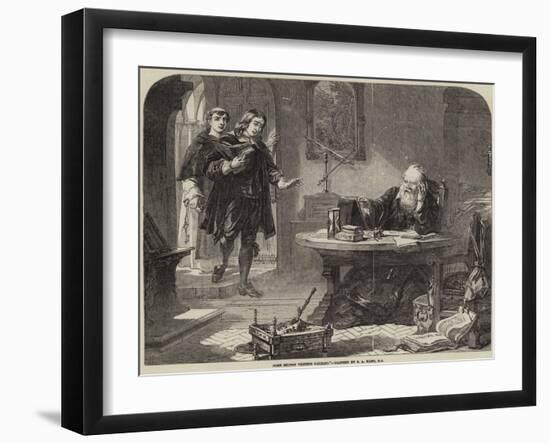 John Milton Visiting Galileo-Solomon Alexander Hart-Framed Giclee Print