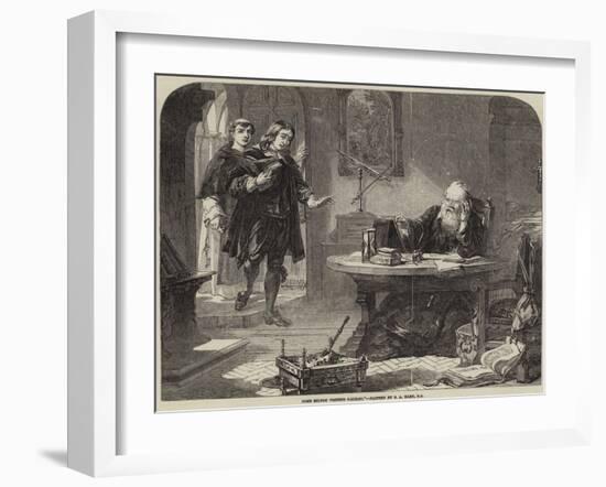 John Milton Visiting Galileo-Solomon Alexander Hart-Framed Giclee Print