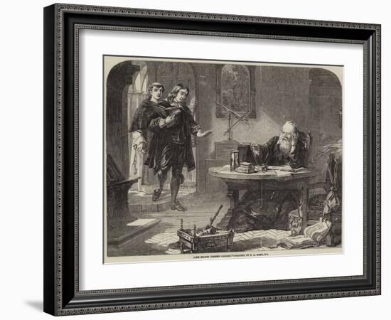 John Milton Visiting Galileo-Solomon Alexander Hart-Framed Giclee Print