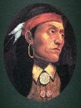Prairie Indian Encampment, C.1870 (Oil on Canvas)-John Mix Stanley-Giclee Print