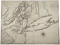 Map of Lower New York State and Surrounding Areas, C.1775-John Montresor-Giclee Print