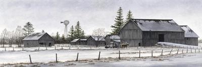 Amish Winter-John Morrow-Giclee Print