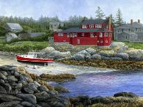 Red House, Red Boat-John Morrow-Giclee Print