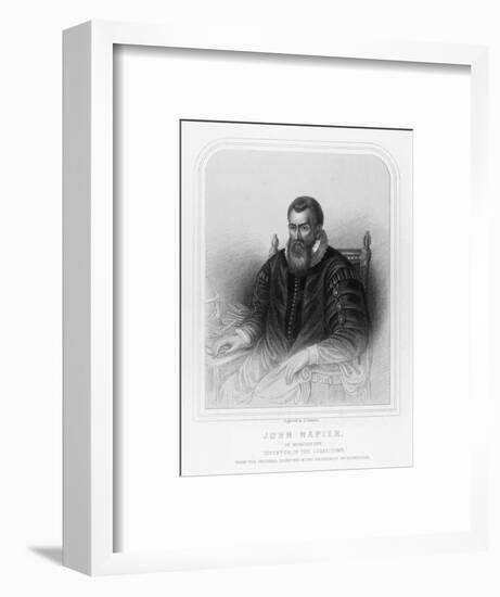 John Napier Scottish Mathematician Inventor of Logarithms-null-Framed Art Print