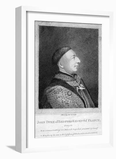 John of Lancaster, 1st Duke of Bedford-S Harding-Framed Giclee Print