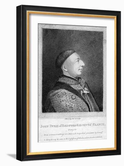 John of Lancaster, 1st Duke of Bedford-S Harding-Framed Giclee Print