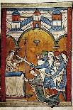 Scene from the Murder of Saint Thomas Becket-John of Salisbury-Framed Art Print