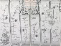 Britannia Atlas: the Continuation of the Road from London to Aberystwyth, 1675-John Ogilby-Giclee Print