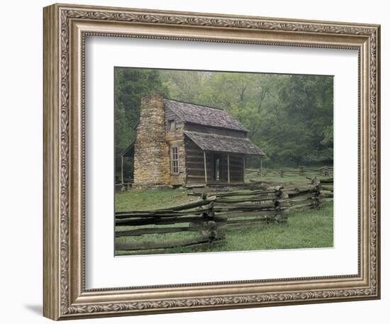 John Oliver Cabin in Cades Cove, Great Smoky Mountains National Park, Tennessee, USA-Adam Jones-Framed Photographic Print