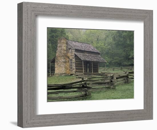 John Oliver Cabin in Cades Cove, Great Smoky Mountains National Park, Tennessee, USA-Adam Jones-Framed Photographic Print