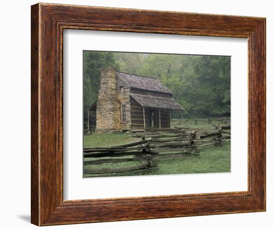 John Oliver Cabin in Cades Cove, Great Smoky Mountains National Park, Tennessee, USA-Adam Jones-Framed Photographic Print