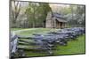 John Oliver Cabin in Spring, Cades Cove Area, Great Smoky Mountains National Park, Tennessee-Richard and Susan Day-Mounted Photographic Print