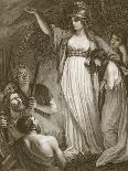 Boadicea Haranguing the Britons-John Opie-Framed Giclee Print