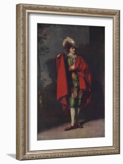 John Palmer as Count Almaviva in 'The Spanish Barber', 1779, (1917)-Henry Walton-Framed Giclee Print