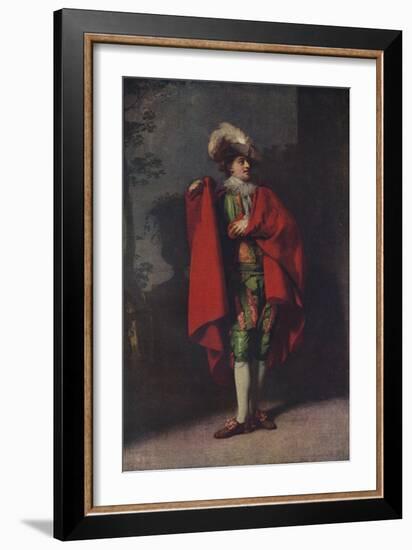 John Palmer as Count Almaviva in 'The Spanish Barber', 1779, (1917)-Henry Walton-Framed Giclee Print