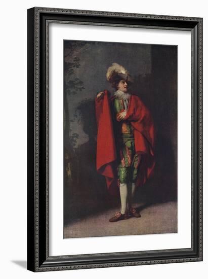 John Palmer as Count Almaviva in 'The Spanish Barber', 1779, (1917)-Henry Walton-Framed Giclee Print