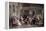 John Paul Jones and Benjamin Franklin at Louis XVI's Court-Jean Leon Gerome Ferris-Framed Premier Image Canvas