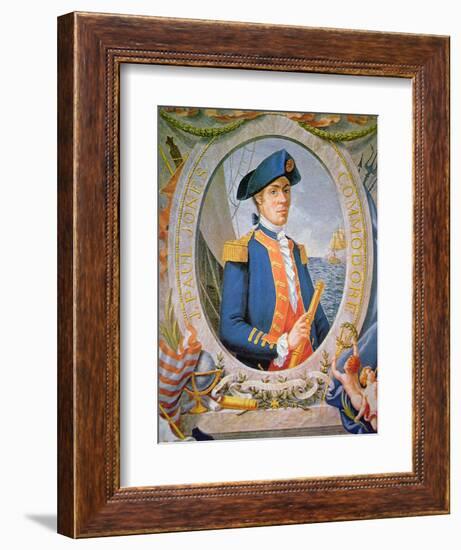 John Paul Jones (Colour Litho)-American-Framed Giclee Print