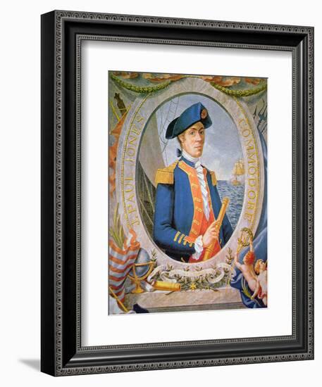 John Paul Jones (Colour Litho)-American-Framed Giclee Print