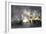 John Paul Jones's Ship, Bon Homme Richard, Defeating the British Serapis, c.1779-null-Framed Premium Giclee Print