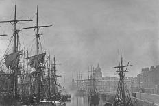 Dublin Docks and the Customs House, 1860S-John Payne Jennings-Framed Giclee Print