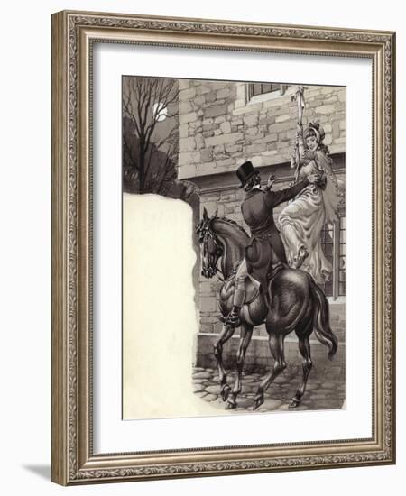 John Peel and Mary White Elope to Gretna Green-Pat Nicolle-Framed Giclee Print