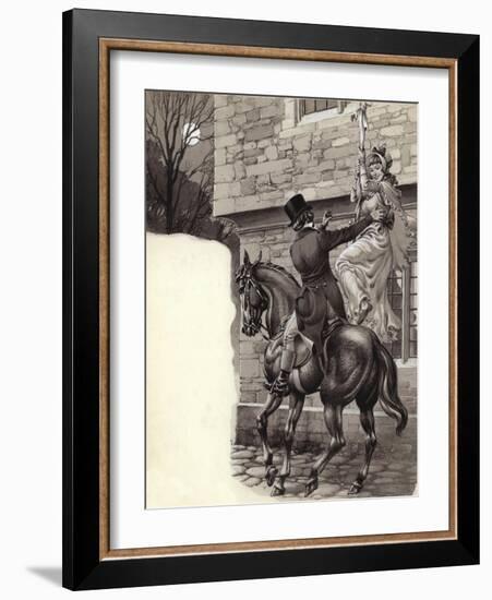 John Peel and Mary White Elope to Gretna Green-Pat Nicolle-Framed Giclee Print