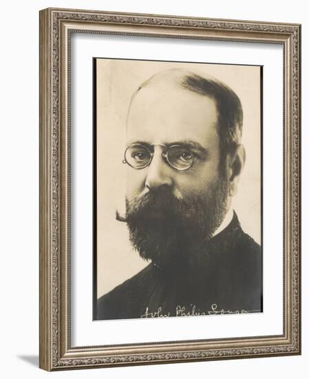 John Philip Sousa, Nicknamed the March King-null-Framed Photographic Print