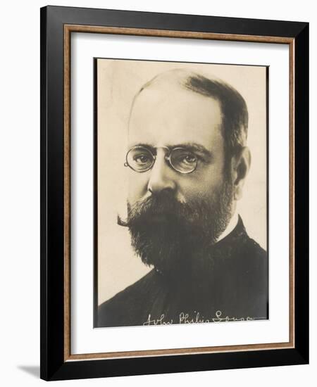 John Philip Sousa, Nicknamed the March King-null-Framed Photographic Print