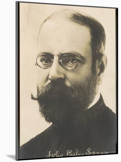 John Philip Sousa, Nicknamed the March King-null-Mounted Photographic Print