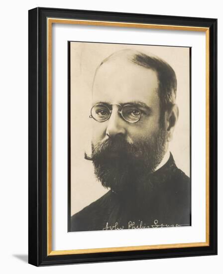 John Philip Sousa, Nicknamed the March King-null-Framed Photographic Print