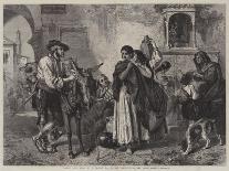 Life Among the Gypsies, Seville, 1853-John Phillip-Framed Giclee Print