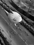 Looking Down Onto Fish Balloon and Crowds Lining Street During Macy's Thanksgiving Day Parade-John Phillips-Photographic Print