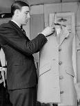 Rene, the Head Tailor, Hemming a Dress Jacket-John Phillips-Photographic Print