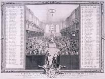 House of Commons, Palace of Westminster, London, 1785-John Pine-Giclee Print