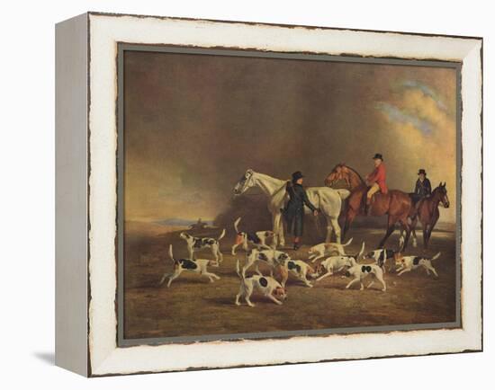 John Powlett and His Hounds, (C18th to 19th Centur), 1929-Benjamin Marshall-Framed Premier Image Canvas