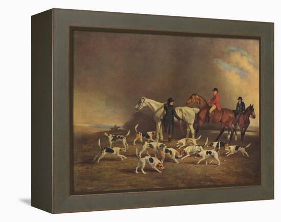 John Powlett and His Hounds, (C18th to 19th Centur), 1929-Benjamin Marshall-Framed Premier Image Canvas